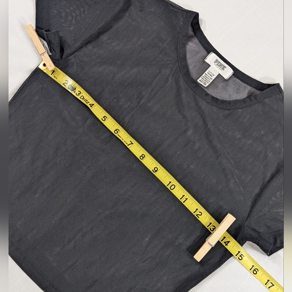 NWOT PINK Victoria's Secret Mesh Tee - Picture 9 of 13